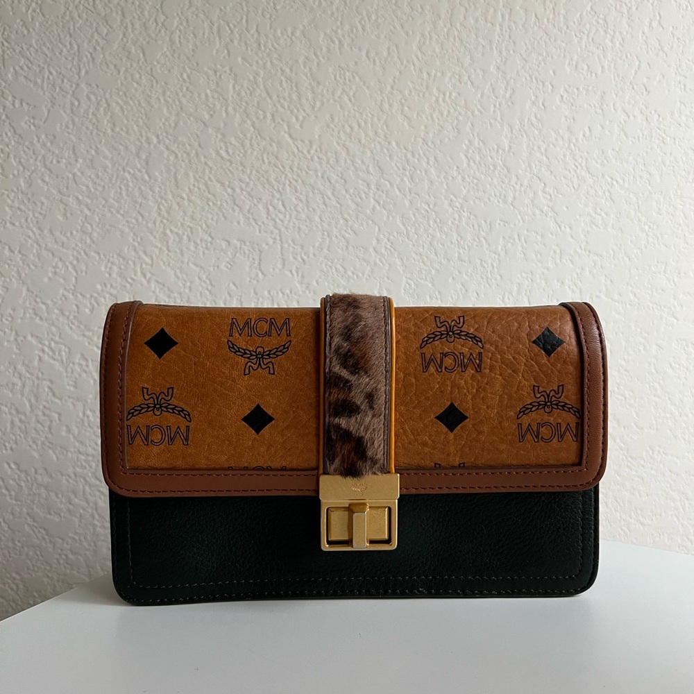 MCM Brown and Black Women's Bag